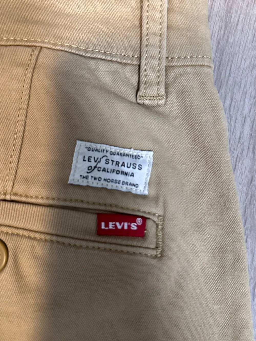 Levi's Mens XX Chino Standard Taper Pants Khaki Size 34x32
